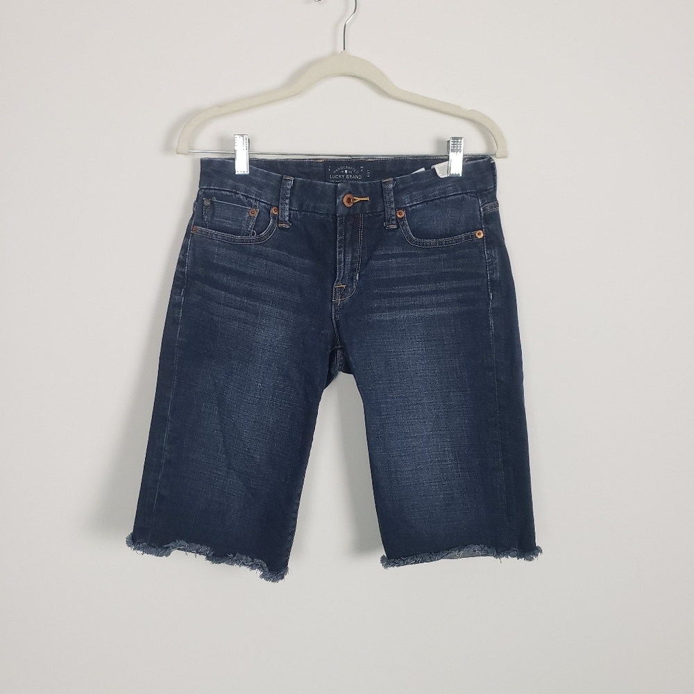 Lucky Brand Boardwalk Bermuda Jean Shorts - Picture 3 of 10